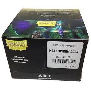 Dragon Shield Japanese Sz Halloween 2024 Case 10 Boxes Sciona Art Sleeves NEW